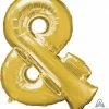 Funny Balloons Usa Foil Balloons & Symbol Gold 3306901 - 16 In