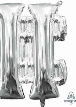 Funny Balloons Usa Foil Balloons # Symbol Silver 3306601 - 16 In
