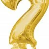 Funny Balloons Usa Foil Balloons ? Symbol Gold 3307301 - 14 In