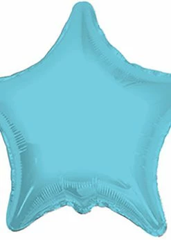 Funny Balloons Usa Solid Baby Blue Star 34019 - 09F