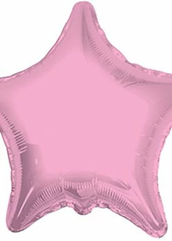 Funny Balloons Usa Foil Balloons Mini Baby Pink Star 34020 - 04F