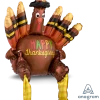 Funny Balloons Usa Sitting Turkey 3403601 Foil Balloons