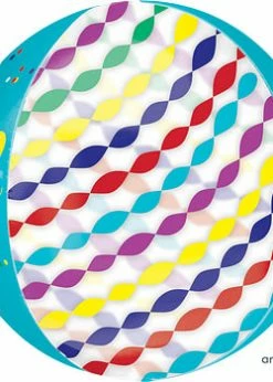 Funny Balloons Usa Happy Birthday Streamer Burst Orbz 3456701