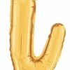 Funny Balloons Usa Foil Balloons Gold I Letter Script - 14 In