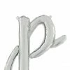 Funny Balloons Usa Silver P Letter Script - 24 In