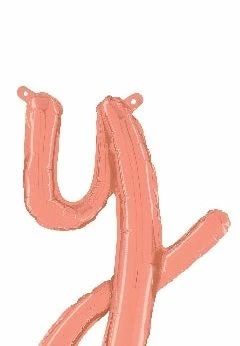 Funny Balloons Usa Foil Balloons Rose Gold Y Script Letter 07252