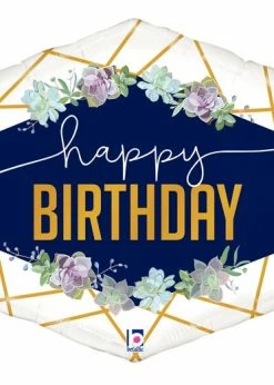 Funny Balloons Usa Foil Balloons Geo Floral Birthday Marquee 35851