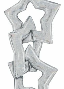 Funny Balloons Usa Linking Silver Glitter Holographic Star 35987 Foil Balloons