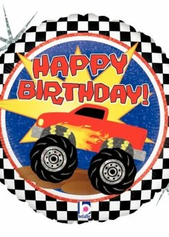 Funny Balloons Usa Monster Truck Birthday 36141 Foil Balloons