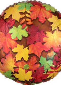 Funny Balloons Usa Foil Balloons Colorful Fall Leaves 36178