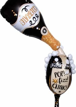 Funny Balloonsusa Time For Bubbly 3635001 Foil Balloons