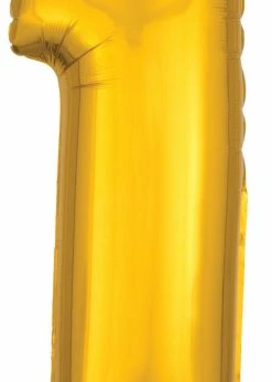 Funny Balloons Usa 1 Gold 3655301 - 26 In Foil Balloons