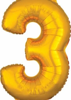 Funny Balloons Usa 3 Gold 3655601 - 26 In