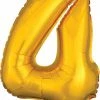 Funny Balloons Usa 4 Gold 3655701 - 26 In