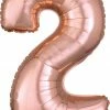 Funny Balloons Usa Foil Balloons 2 Rose Gold 3659501 - 26 In