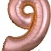 Funny Balloons Usa 9 Rose Gold 3660401 - 26 In Foil Balloons