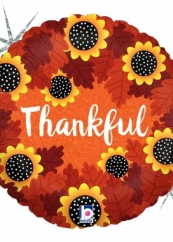 Funny Balloons Usa Foil Balloons Thankful 36608 - 18 In