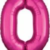 Funny Balloons Usa Foil Balloons 0 Pink 2827201 - 34 In