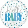 Funny Balloons Usa Hello Baby Blue 36651