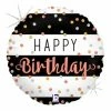 Funny Balloons Usa Rose Gold Birthday Dots 367066