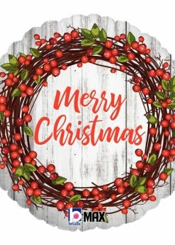 Funny Balloons Usa Rustic Christmas 36913 Foil Balloons