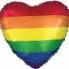 Funny Balloons Usa Rainbow Fun Heart 3790901