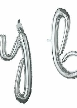 Funny Balloons Usa Foil Balloons Script Phrase Happy Birthday Silver 3793601