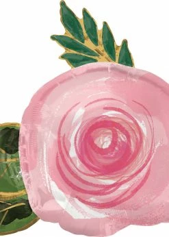 Funny Balloons Usa Bright Pink Rose 3848301 Foil Balloons