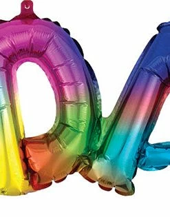 Funny Balloons Usa B-Day Rainbow Splash 3918111 - 26 In