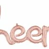 Funny Balloons Usa Foil Balloons Script Phrase Cheers Rose Gold 3918401