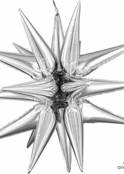 Funny Balloons Usa Magic Star Silver 3950401 - 35 In