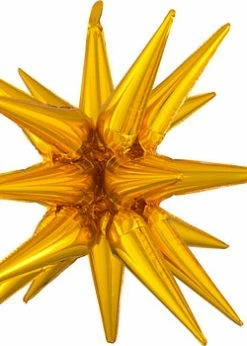 Funny Balloons Usa Magic Star Gold 3981501 - 20 In Foil Balloons