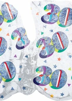 Funny Balloons Usa Here's To Your Birthday 30 - 3966301 Foil Balloons