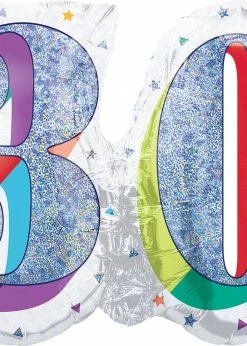 Funny Balloons Usa Here's To Your Birthday 30 - 3966301 Foil Balloons