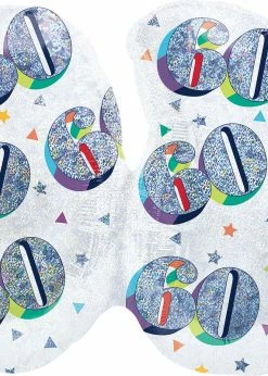 Funny Balloons Usa Here's To Your Birthday 60 - 3966601 Foil Balloons