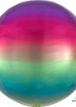Funny Balloons Usa Foil Balloons Ombre Rainbow Orbz 39850