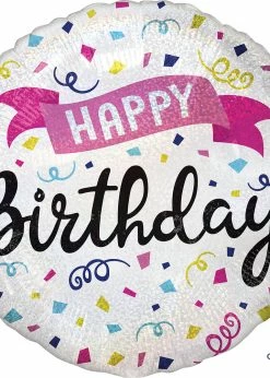 Funny Balloons Usa Happy Birthday Sparkle Banner 3995101 Foil Balloons