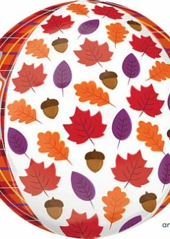 Funny Balloons Usa Foil Balloons Perfectly Plaid Thanksgiving Orbz 3997201