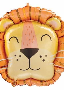 Funny Balloons Usa Foil Balloons Get Wild Lion Head 4287901