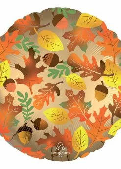 Funny Balloons Usa Satin Fall Leaves 4483501 Foil Balloons