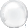 Funny Balloons Usa Foil Balloons Orbz White 4030799