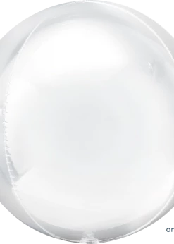 Funny Balloons Usa Foil Balloons Orbz White 4030799