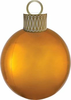 Funny Balloons Usa Orbz Ornament Gold 4040701