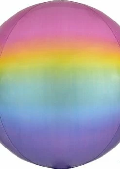 Funny Balloons Usa Ombre Pastel Orbz 40554 Foil Balloons