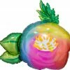 Funny Balloons Usa Iridescent Beautiful Flower 4081301 Foil Balloons