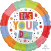 Funny Balloons Usa It's Your Day Radiant Colors 4117901