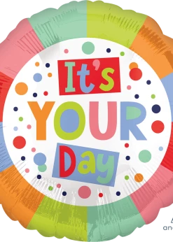 Funny Balloons Usa It's Your Day Radiant Colors 4117901
