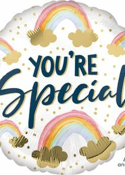Funny Balloons Usa You're Special Painted Rainbows 4118101 Foil Balloons