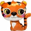Funny Balloons Usa Jungle Fun Tiger 4122101 Foil Balloons