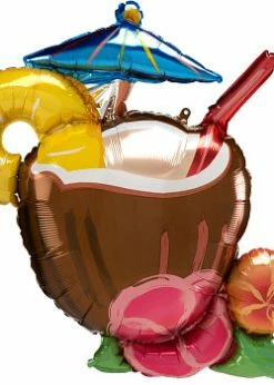 Funny Balloons Usa Happy Hour Coconut Pina Colada 4123701 Foil Balloons
